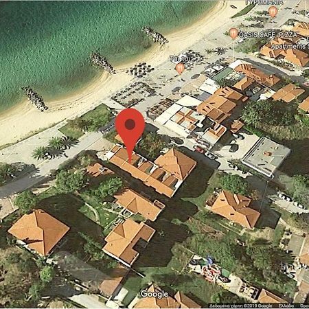 Cute Maisonette No2 On Coastal Sidewalk Nikiti  Luaran gambar